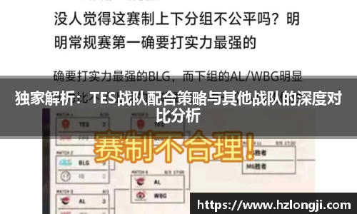 独家解析：TES战队配合策略与其他战队的深度对比分析